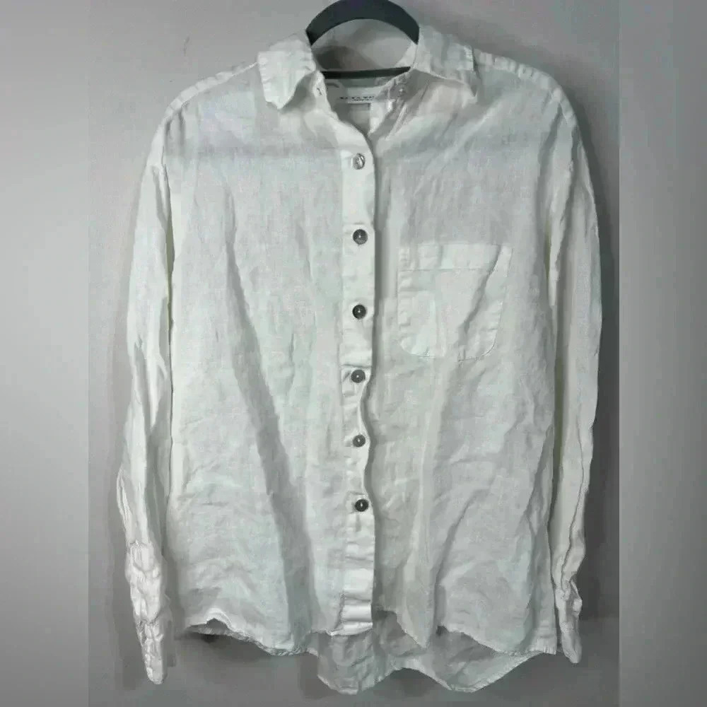 Bryn Walker 100% Linen Size Medium Blouse
